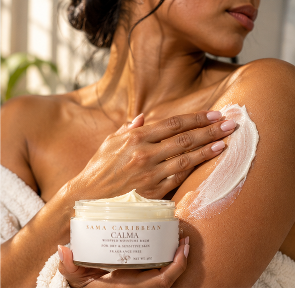 CALMA fragrance-free Whipped Body Balm by SAMA Caribbean